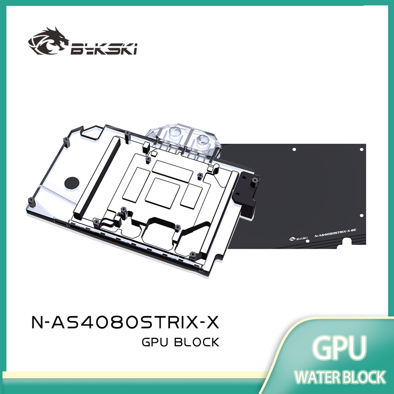 Rtx 4080 Water Cooling Block - บล็อกระบายความร้อน GPU Bykski สำหรับการ์ดจอ ASUS RTX