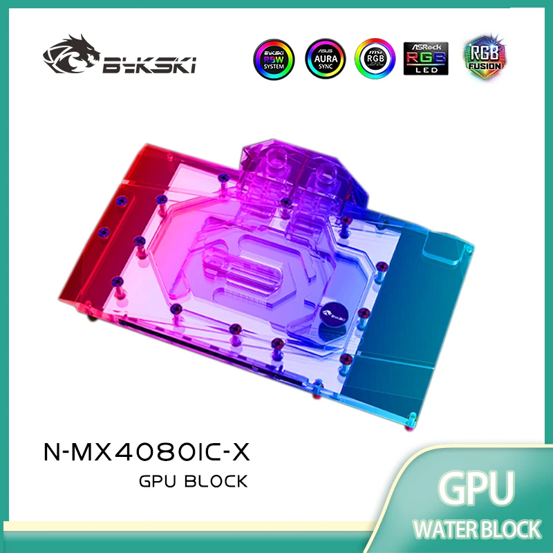 บล็อกระบายความร้อน GPU ของ Byk - Rtx 4080 Water Cooling Block บทวิจารณ์และราคา
